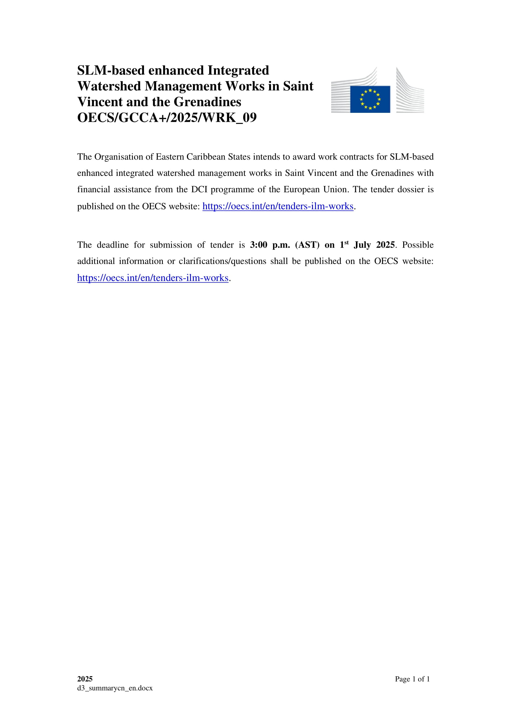 ILM-Based Climate Change Adaptation Works to Reverse Land Degradation in Anguilla, Commonwealth of Dominica and Grenada