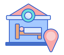 House with Location Icon