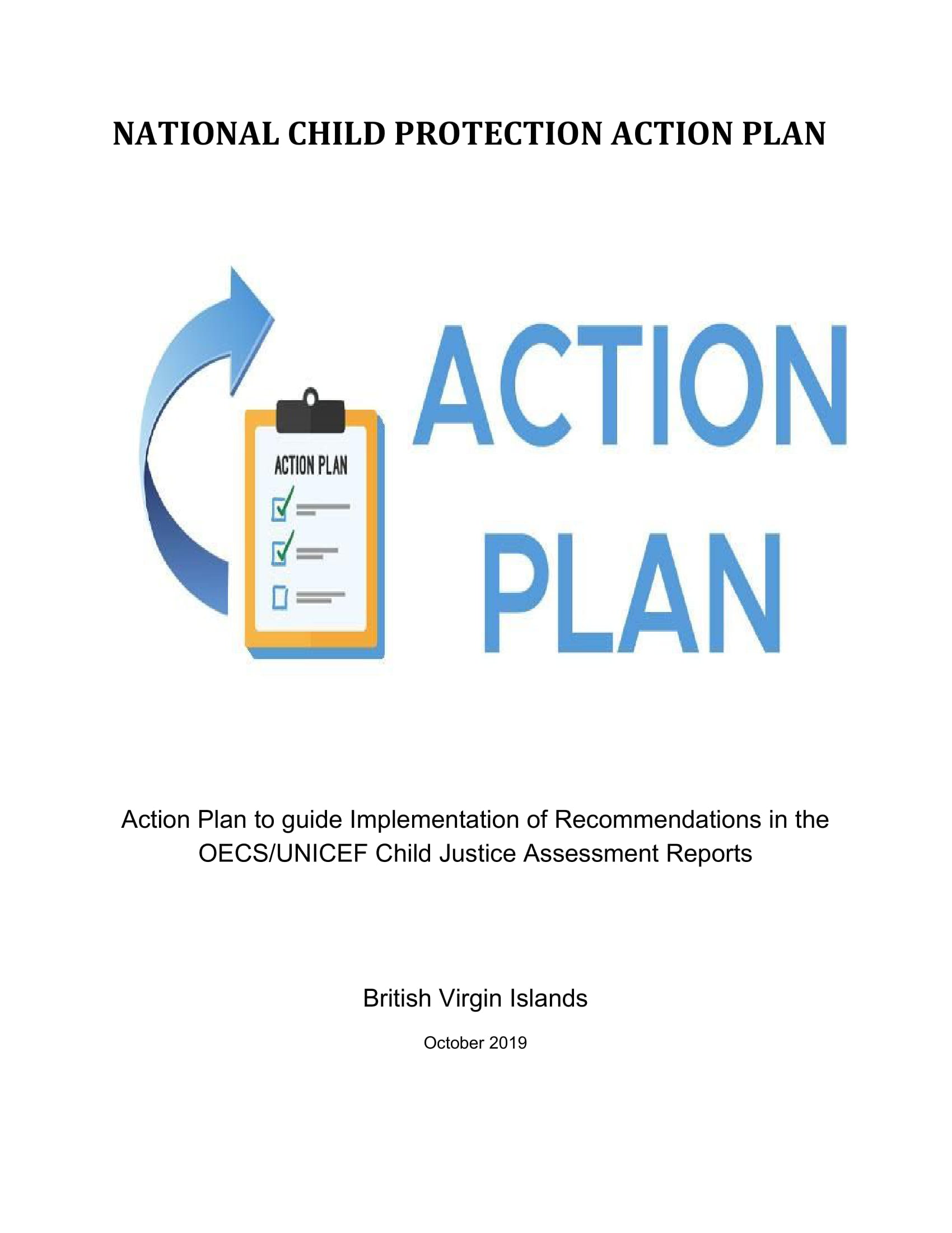 BVI Action Plan Report Oct 2019