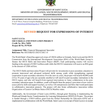 Government of Saint Lucia: OECS Skill Innovation Project - Financial Management Specialist 