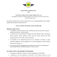 Eastern Caribbean Civil Aviation Authority (ECCA) -  Civil Aviation Security (AVSEC) Inspector 