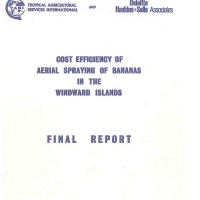 Cost Efficiency Of Aerial Spraying Of Bananas In The Windward Islands - Final Report 
