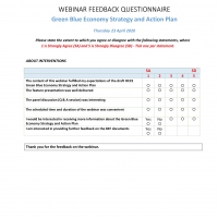 Green-Blue Economy webinar Evaluation form (rev 20 April 2020)