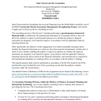 Government of Saint Vincent and the Grenadines - SVG Coastal and Marine Ecosystems Management Strengthening Project Biodiversity: Financial Audit