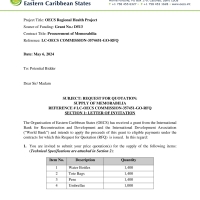 Organisation of Eastern Caribbean States (OECS) - Request for quotation: Supply of memorabilia Reference # LC-OECS Commission-357451-GO-RFQ