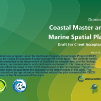 Dominica Coastal Master and  Marine Spatial Plan