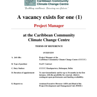 Caribbean Community Climate Change Centre - Project Manager