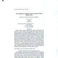 The changing face of fisheries in the economies of OECS Member States by J Wilson P Murray