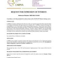 Request for Expression of Interest
