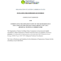 OECS - Coordinating The Implementation of the Refreshed OECS Education Sector Strategy (OESS) Project (2027-2037) (Regional Technical Coordinator)
